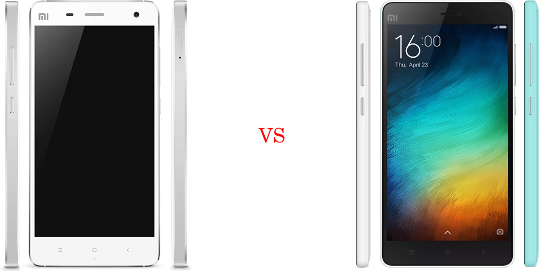 Xiaomi Mi4 versus Xiaomi Mi4i 4